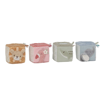 Little Dutch Soft Block Set - Safari Friends