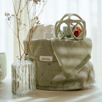 Little Dutch Storage Basket - Pure Sage