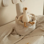 Little Dutch Storage Basket - Pure Soft Beige Stripe