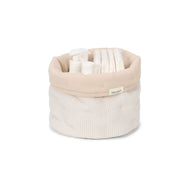 Little Dutch Storage Basket - Pure Soft Beige Stripe