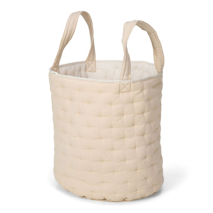 Little Dutch Storage Basket - Pure Soft Beige Stripe