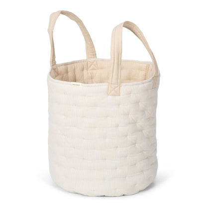 Little Dutch Storage Basket - Pure Soft Beige Stripe