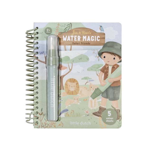 Little Dutch Water Magic Book - Safari Friends Jim