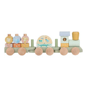 Little Dutch Wooden Block Train - Safari Friends