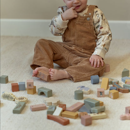 Little Dutch Wooden Building Blocks - Safari Friends