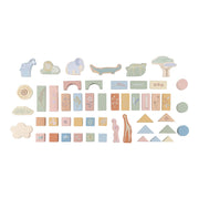 Little Dutch Wooden Building Blocks - Safari Friends
