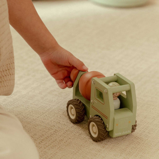 Little Dutch Wooden Cement Truck
