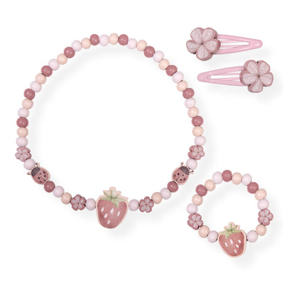 Little Dutch Wooden Jewellery Set - Strawberry