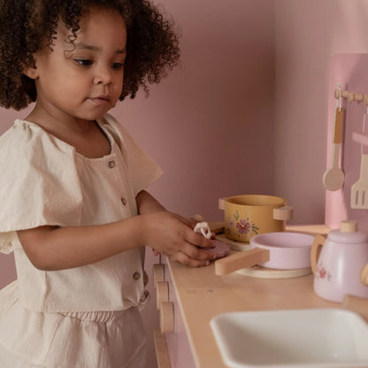 Little Dutch Wooden Play Kitchen - Pink