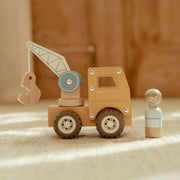 Little Dutch Wooden Crane Truck