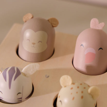 Little Dutch Wooden Pop-up Toy - Safari Friends