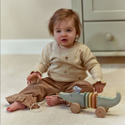 Little Dutch Wooden Pull Animal - Safari Friends