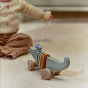 Little Dutch Wooden Pull Animal - Safari Friends