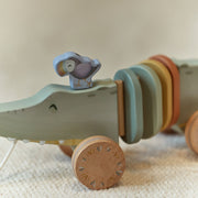 Little Dutch Wooden Pull Animal - Safari Friends