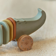 Little Dutch Wooden Pull Animal - Safari Friends