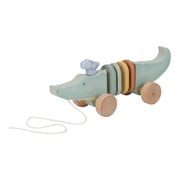 Little Dutch Wooden Pull Animal - Safari Friends