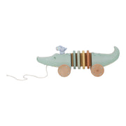 Little Dutch Wooden Pull Animal - Safari Friends
