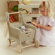 Little Dutch Wooden Shopping Trolley