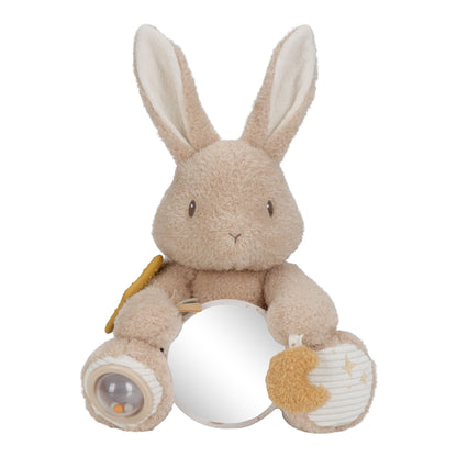 Little Dutch Activity Cuddle Toy - Baby Bunny