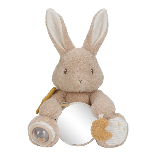 Little Dutch Activity Cuddle Toy - Baby Bunny