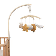 Little Dutch Wooden Musical Cot Mobile - Newborn Naturals