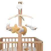 Little Dutch Wooden Musical Cot Mobile - Newborn Naturals