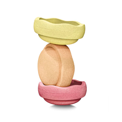 Stapelstein Stepping Stones Set of 3 - Warm Pastel