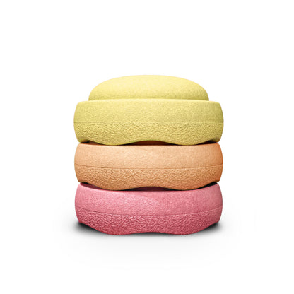 Stapelstein Stepping Stones Set of 3 - Warm Pastel