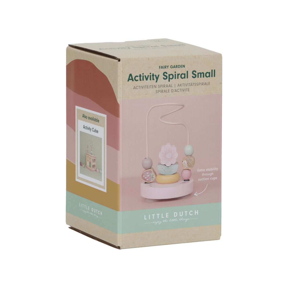 Cube d'activités en tissu Fairy Garden - Little Dutch LD9009 - Cube d'éveil bébé Cube d'activités en tissu Fairy Garden - Little Dutch LD9009 - Cube d'éveil bébé