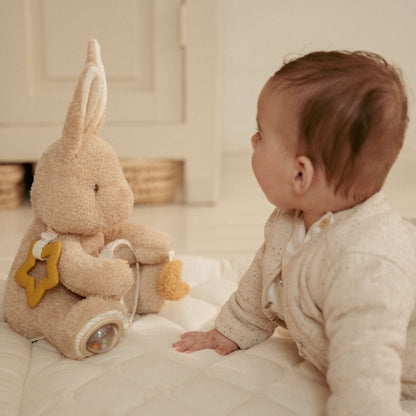 Little Dutch Activity Cuddle Toy - Baby Bunny