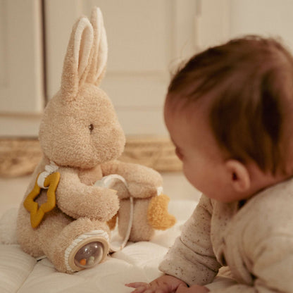 Little Dutch Activity Cuddle Toy - Baby Bunny