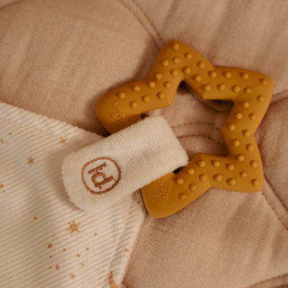 Little Dutch Cuddle Cloth With Teething Ring - Newborn Naturals