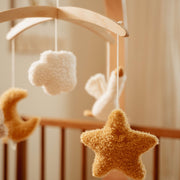 Little Dutch Wooden Musical Cot Mobile - Newborn Naturals