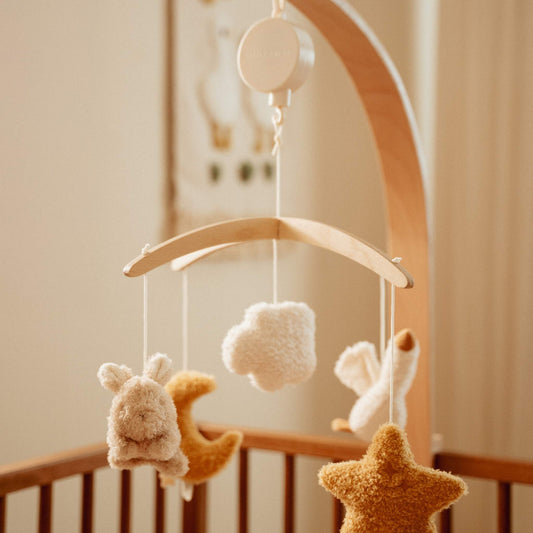 Little Dutch Wooden Music Mobile - Newborn Naturals
