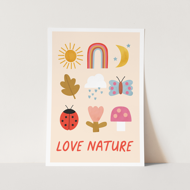 Kid of the Village Love Nature Fine Art Print