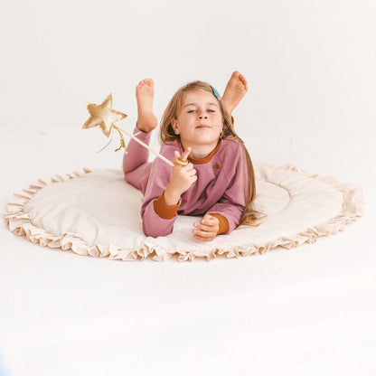 MiniCamp Ruffle Playmat - Ecru