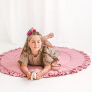 MiniCamp Ruffle Playmat - Rose