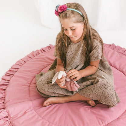 MiniCamp Ruffle Playmat - Rose