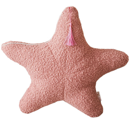 MiniCamp Boucle Starfish Cushion - Rose