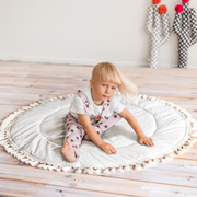 MiniCamp Tassel Playmat - Ecru