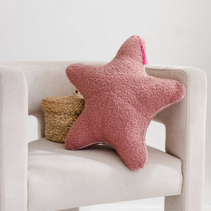 MiniCamp Boucle Starfish Cushion - Rose