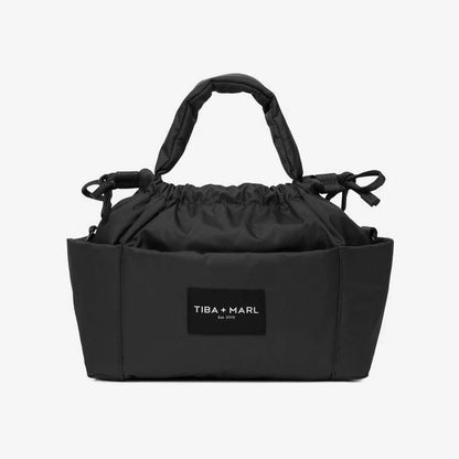 Tiba + Marl Mini Luna Drawstring Stroller Bag - Black
