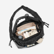 Tiba + Marl Mini Luna Drawstring Stroller Bag - Black
