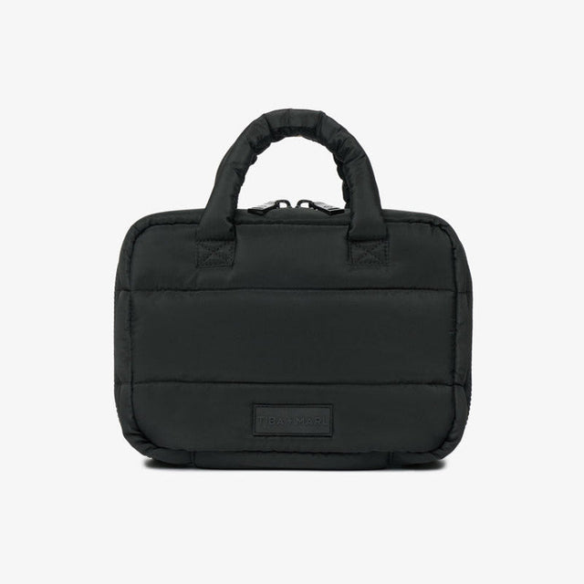 Tiba + Marl Puffy Changing Grab Bag - Black