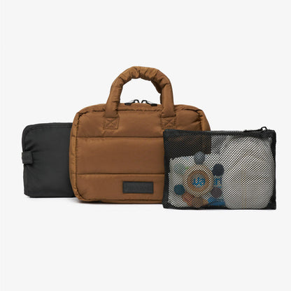 Tiba + Marl Puffy Changing Grab Bag - Coffee