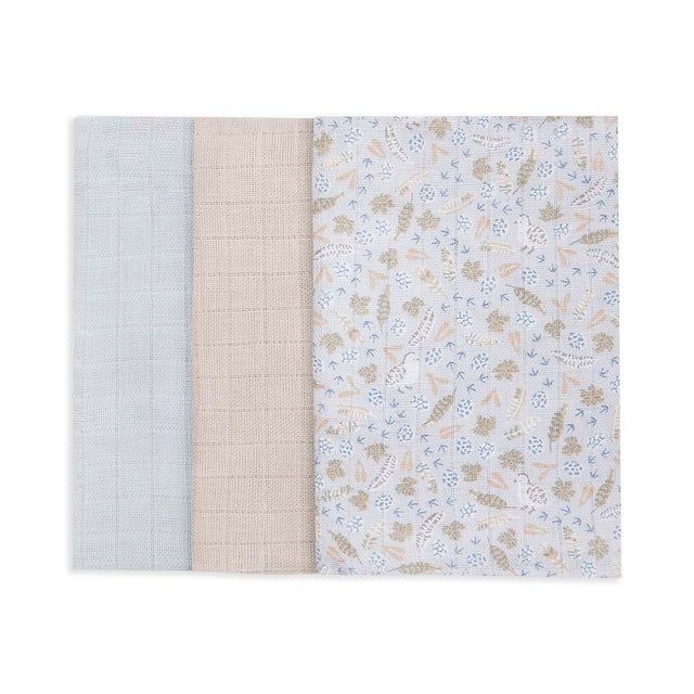 Avery Row Organic Baby Muslin Squares 3 Pack - Nature Trail