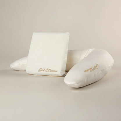 CuddleCo Mother&Baby Organic Cotton Support Pillow and Wedge Set
