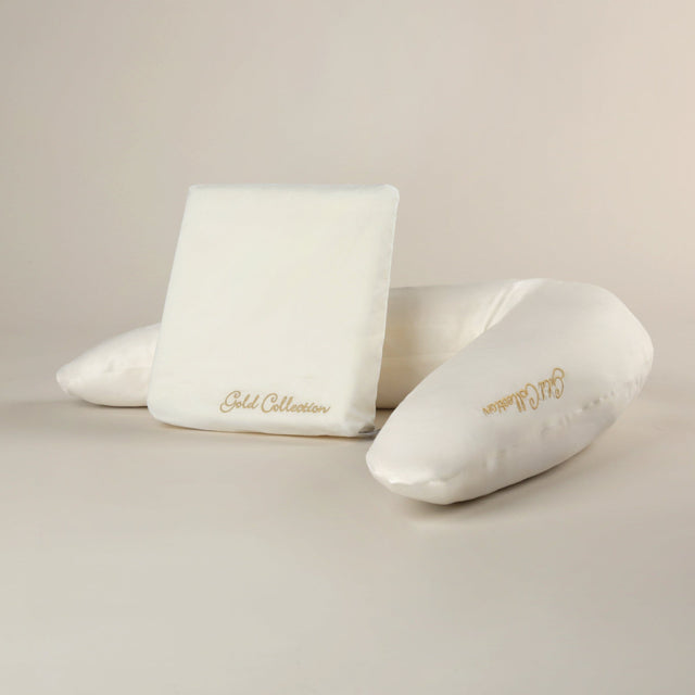 CuddleCo Mother&Baby Organic Cotton Support Pillow and Wedge Set