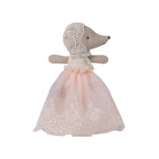 Maileg Baby Mouse in Gown - Powder