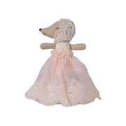 Maileg Baby Mouse in Gown - Powder